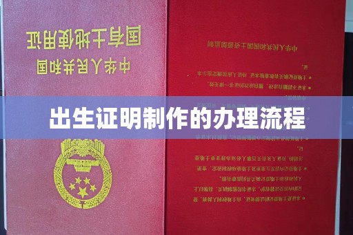 印江出生证明制作的办理流程