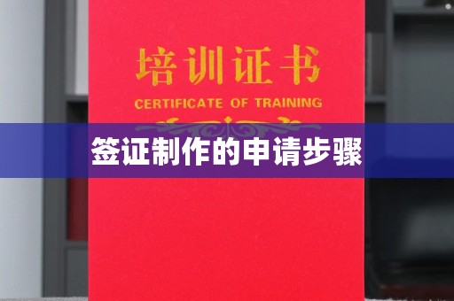 印江签证制作的申请步骤