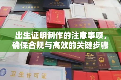 印江出生证明制作的注意事项，确保合规与高效的关键步骤