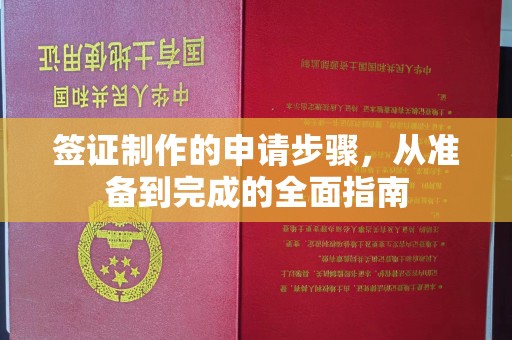 印江签证制作的申请步骤，从准备到完成的全面指南