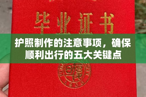 印江护照制作的注意事项，确保顺利出行的五大关键点