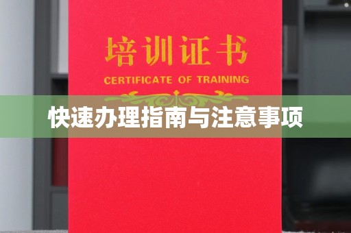 印江快速办理指南与注意事项